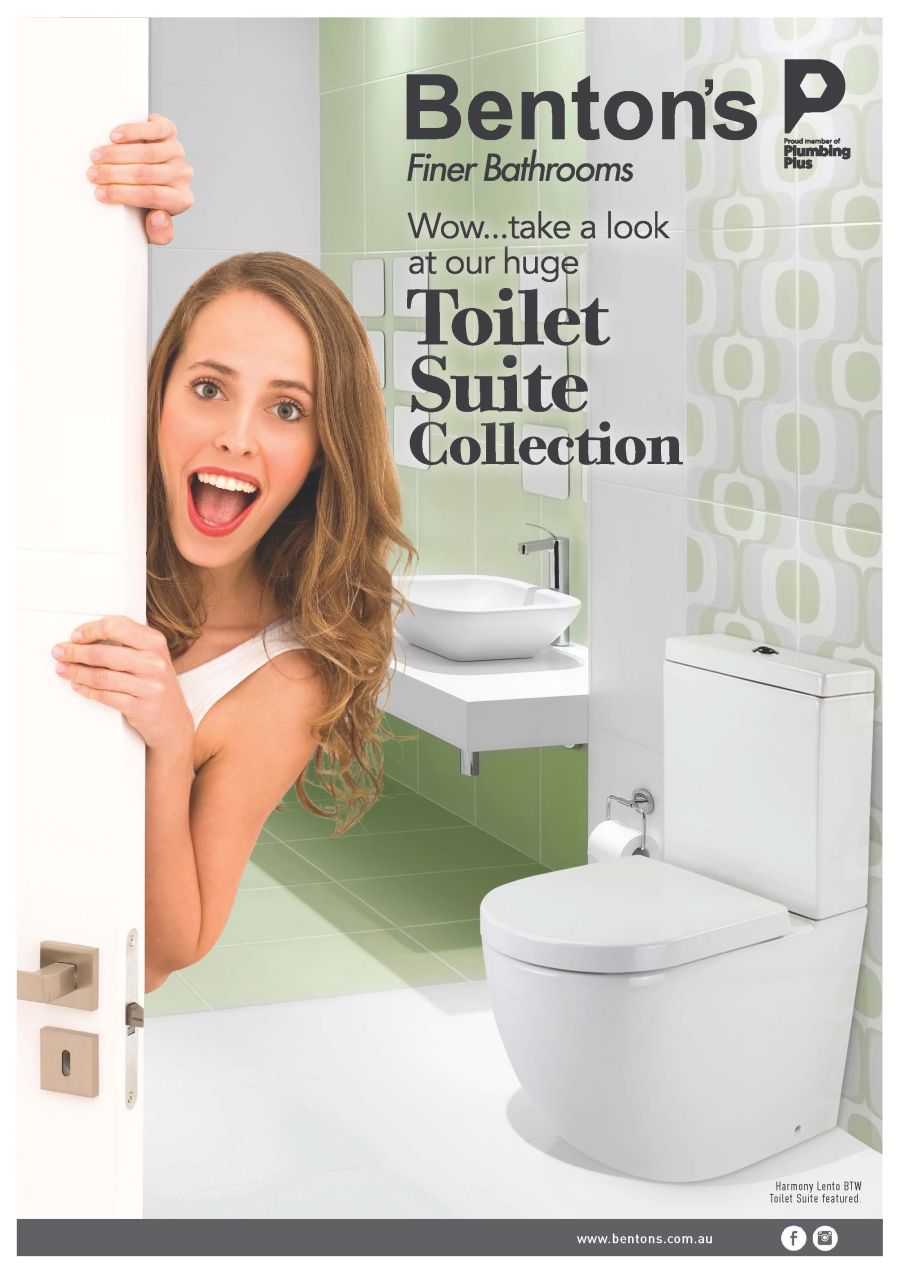 Benton's Finer Bathrooms Toilet Suite Sale Catalogue